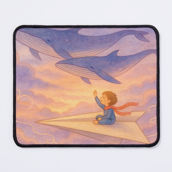 Item preview, Dream Flight Above the Clouds designed and sold by mia-miranda.