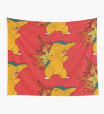 Fire Cyndaquil Wall Tapestry