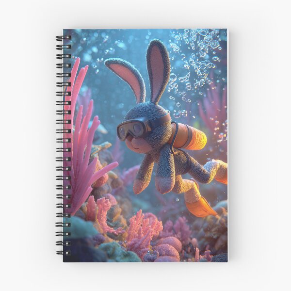 Artikelvorschau, Scuba Bunny – Deep Sea Dive with a Carrot Tank entworfen und verkauft von Deep-Dream-Darkness.