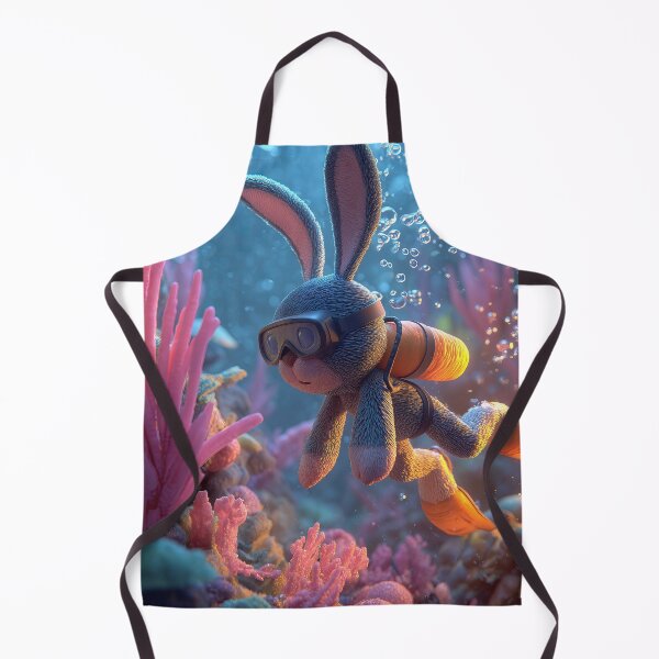 Item preview, Scuba Bunny – Deep Sea Dive with a Carrot Tank designed and sold by Deep-Dream-Darkness.