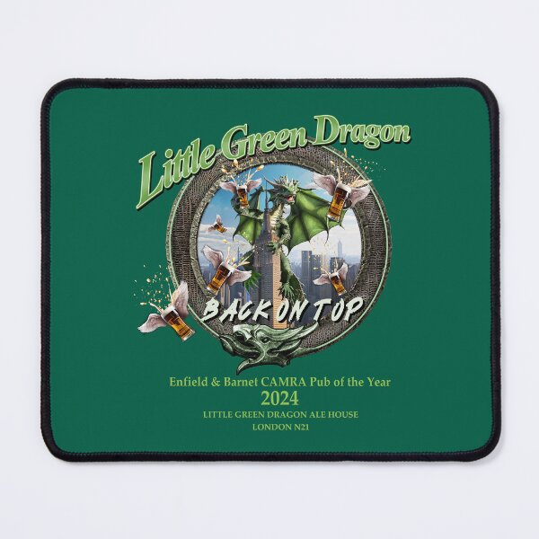 Item preview, Little Green Dragon CAMRA E&B Pub of the Year 2024 designed and sold by Spyinthesky.