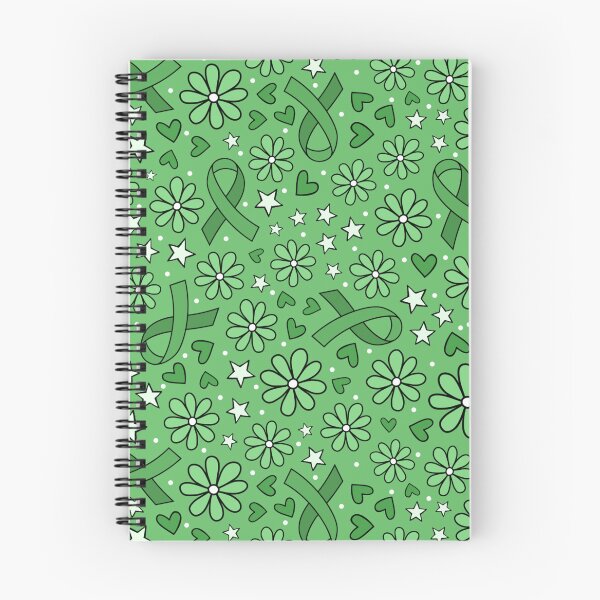 Item preview, Green Awareness Ribbon Floral designed and sold by KrisInStitches.