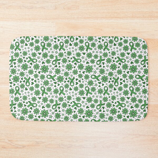 Item preview, Green Awareness Ribbon Floral designed and sold by KrisInStitches.