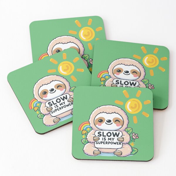 Item preview, Sloth Power – Slow is My Superpower designed and sold by winaidigidesign.