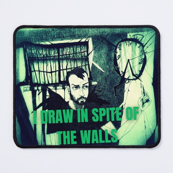 Item preview, I Draw in Spite of the Walls – Green Version designed and sold by Anomaly Effect.