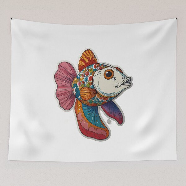Item preview, Fish Design 7 designed and sold by ESASSHOP.