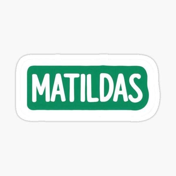 Vista previa del artículo con la obra «MATILDAS», diseñado y vendido por stickers4-days.