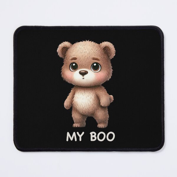 Item preview, My boo bear T-shirt black tee happy shirt cute baby bear designed and sold by Vamos Store.
