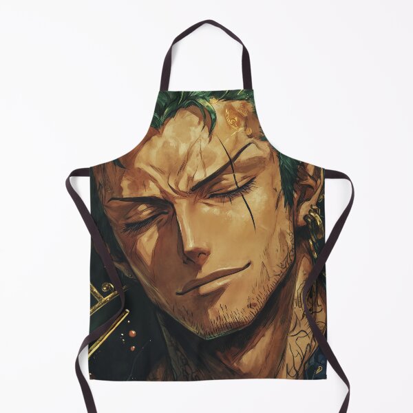 Item preview, Portrait of a Swordsman - Zoro Glam in Green designed and sold by KokoroCreations.