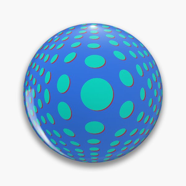 Item preview, Blue dots 70's retro Pop Art designed and sold by ASKEW GRAPHICS.