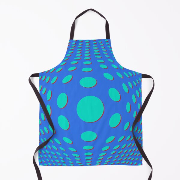 Item preview, Blue dots 70's retro Pop Art designed and sold by ASKEW GRAPHICS.