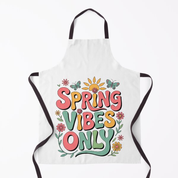 Item preview, Spring Vibes Only – Retro Floral Typography Design designed and sold by EpicMediaShop.