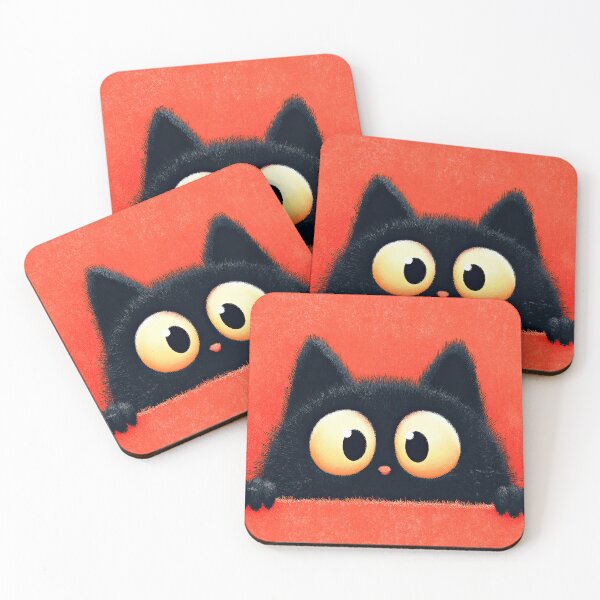Item preview, Pale Cat with Wide Open Curious Eyes designed and sold by Piotrek0001.