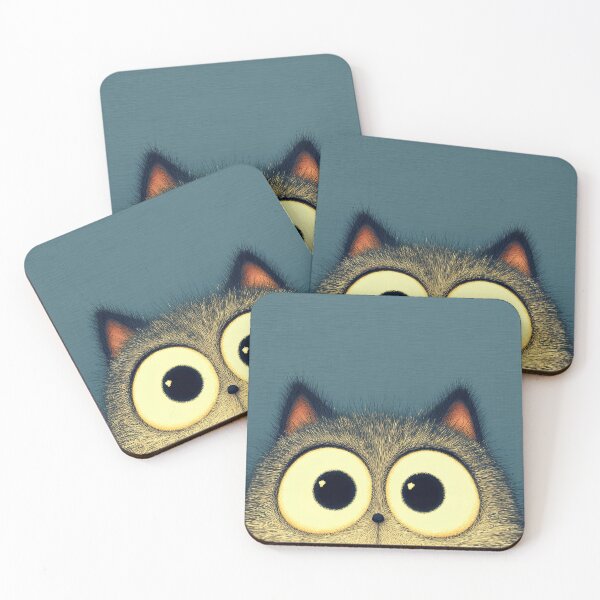 Item preview, Graphic Cat Illustration with Soft Edges designed and sold by Piotrek0001.