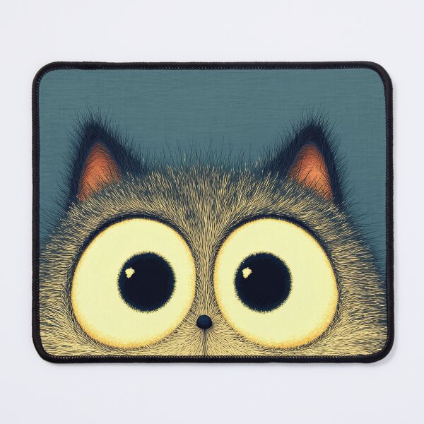 Item preview, Graphic Cat Illustration with Soft Edges designed and sold by Piotrek0001.