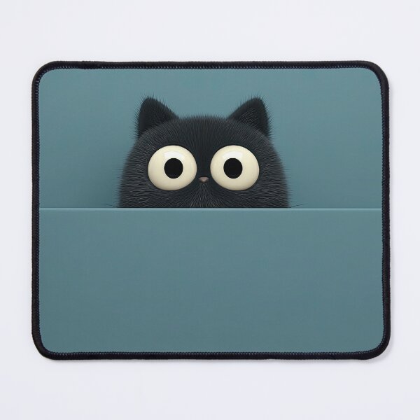 Item preview, Shy Cat Face Hiding at the Bottom designed and sold by Piotrek0001.