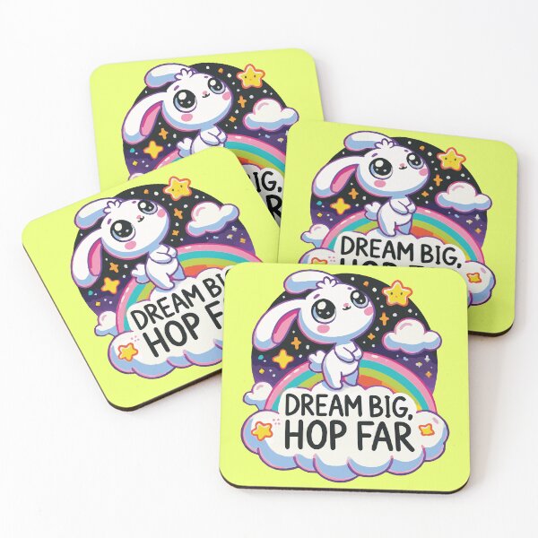 Item preview, Dream Bunny – Dream Big, Hop Far designed and sold by winaidigidesign.
