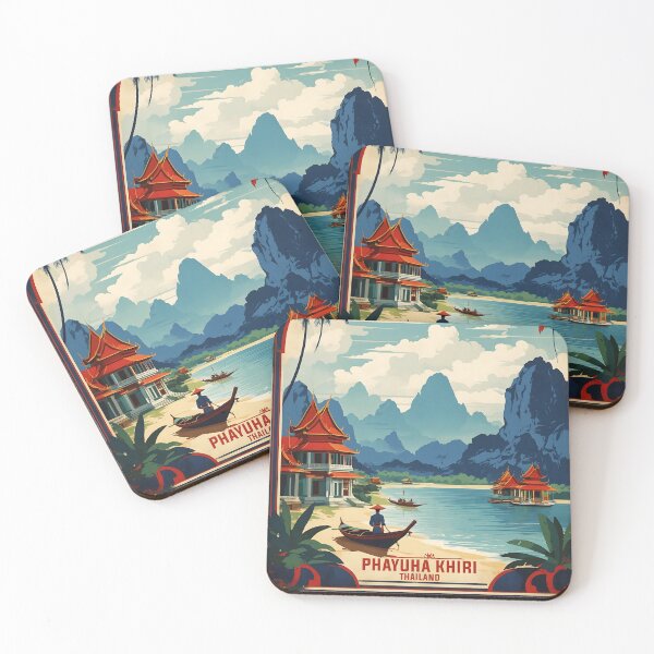 Item preview, Phayuha Khiri Thailand Vintage Retro Travel Tourism designed and sold by TravelersGems.