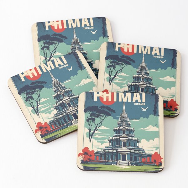 Item preview, Phimai Thailand Vintage Retro Travel Tourism designed and sold by TravelersGems.