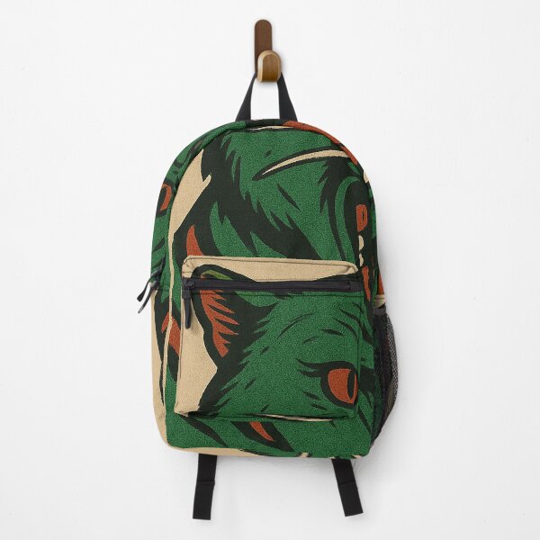 Item preview, Roaring Green Wildcat Retro Tattoo Art designed and sold by weirdfishes123.