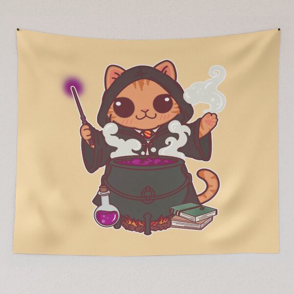 Item preview, Enchanted Potion Cat – Magical Alchemist Kitty designed and sold by BGMeYou.