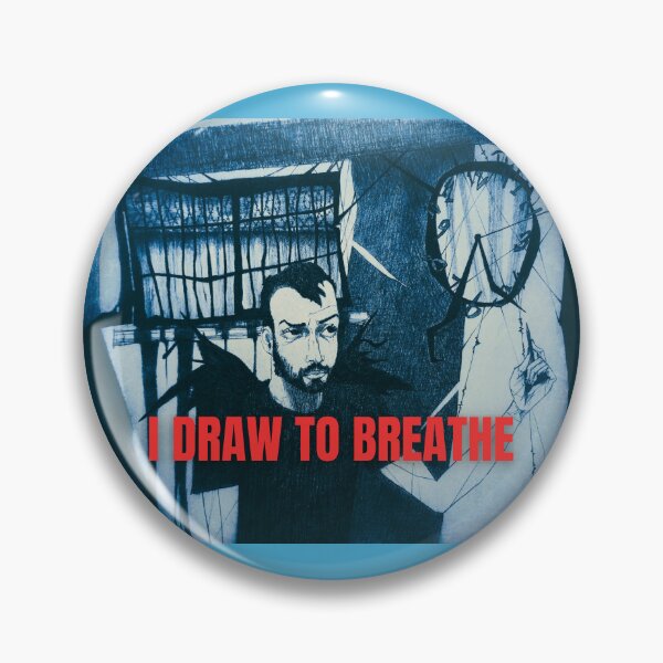 Item preview, I Draw to Breathe – Blue Version designed and sold by Anomaly Effect.