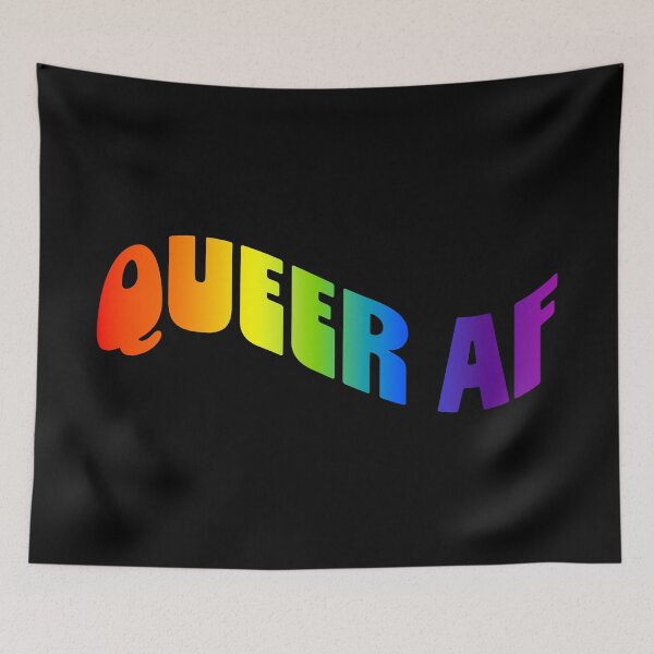 Item preview, Queer AF designed and sold by sillyjess.