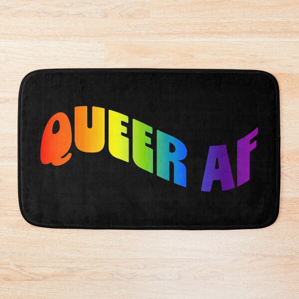 Artikelvorschau, Queer AF entworfen und verkauft von sillyjess.