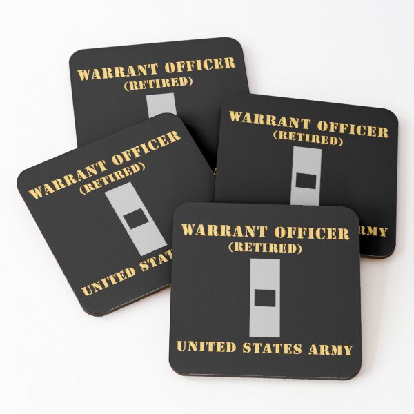 Artikelvorschau, Armee - Warrant Officer - W01 - Im Ruhestand - Flat X 300 entworfen und verkauft von Military Insignia Products.
