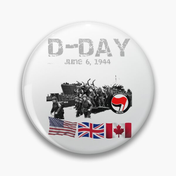 Item preview, D-Day, anti-fascist action designed and sold by Demogeld.