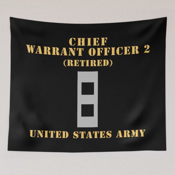 Artikelvorschau, Armee - Chief Warrant Officer 2 - CW02 - Flat - Im Ruhestand X 300 entworfen und verkauft von Military Insignia Products.
