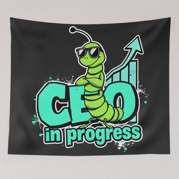 Item preview, CEO in Progress Caterpillar CEO Evolution Design designed and sold by FoxyJags.