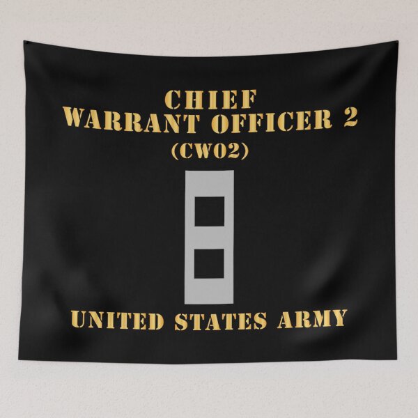 Artikelvorschau, Armee - Chief Warrant Officer 2 - CW02 - Flach - X 300 entworfen und verkauft von Military Insignia Products.