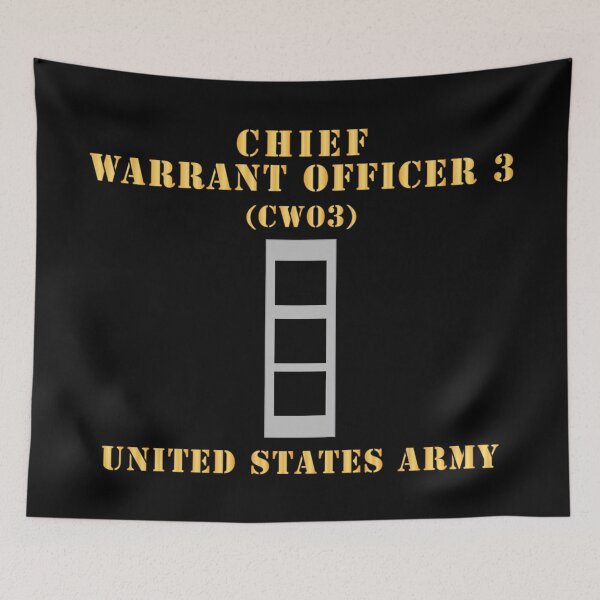 Artikelvorschau, Armee - Chief Warrant Officer 3 - CW03 - Flach - X 300 entworfen und verkauft von Military Insignia Products.
