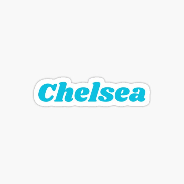 Item preview, Chelsea, Blue Font designed and sold by RedParker.