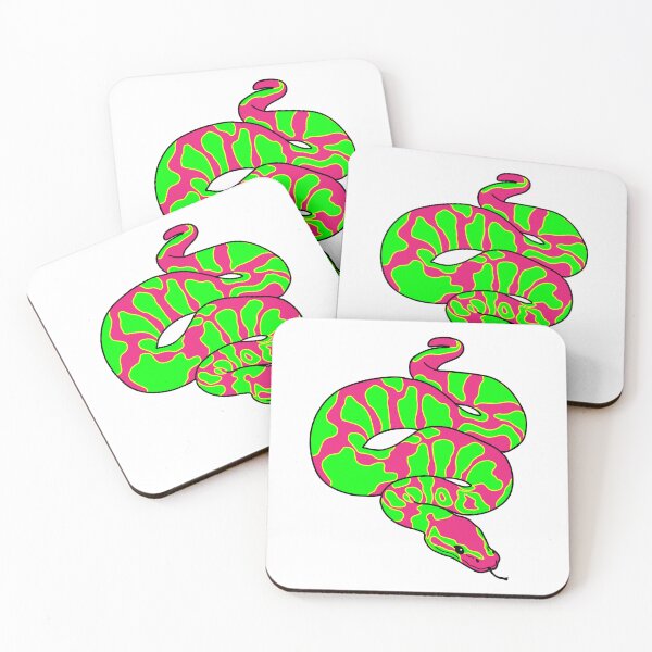 Item preview, Pretty fluorescent neon snake designed and sold by Modern-Phantom.