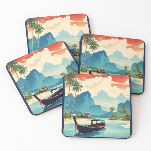 Item preview, Phaisali Thailand Vintage Retro Travel Tourism designed and sold by TravelersGems.