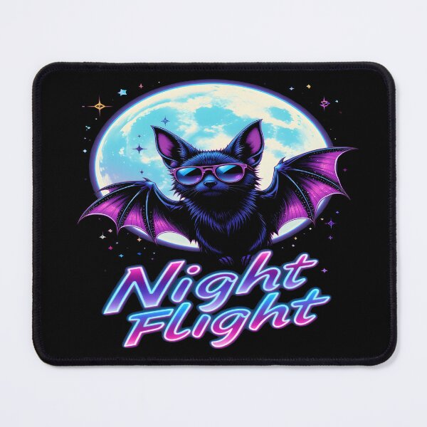 Item preview, A flying bat wearing sunglasses designed and sold by IvayloUzunov.