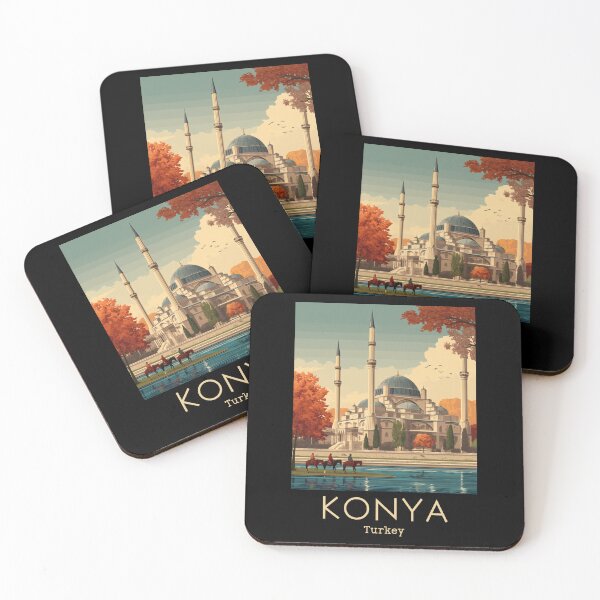Item preview, A Vintage Travel Art of Konya - Turkey  designed and sold by GoodOldVintage.