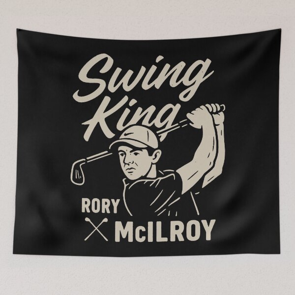 Item preview, Swing King Rory McIlroy: Minimalist Golf Art designed and sold by zzz888.