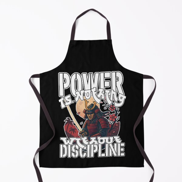 Item preview, POWER IS NOTHING WITHOUT DISCIPLINE martial arts samurai kung fu fight sports warrior  designed and sold by Jt41.