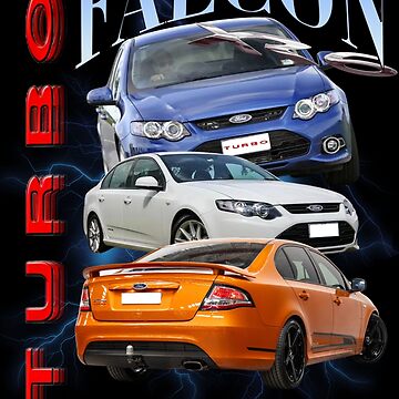 Artwork thumbnail, Ford FG XR6 Turbo Falcon Vintage Design by car-cartoons