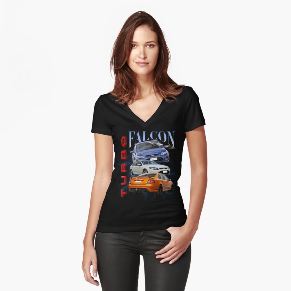 Item preview, Fitted V-Neck T-Shirt designed and sold by car-cartoons.