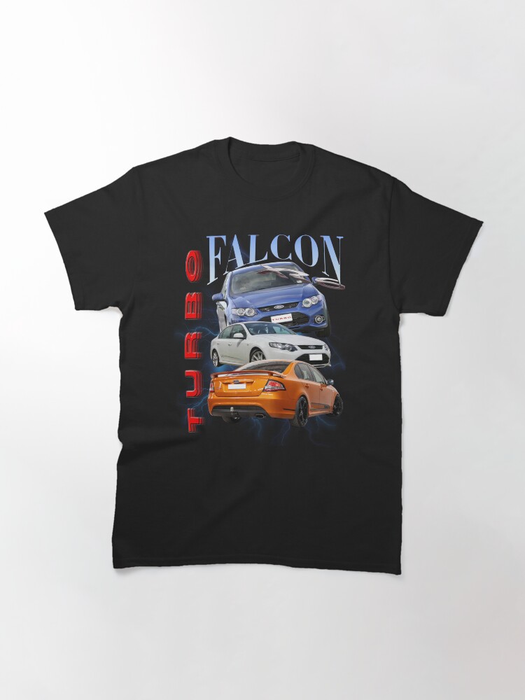 Thumbnail 3 of 7, Classic T-Shirt, Ford FG XR6 Turbo Falcon Vintage Design designed and sold by car-cartoons.