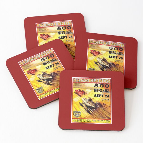 Item preview, Brooklands Vintage 1935 United Kingdom Automobile  Racing Advertising Print designed and sold by posterbobs.
