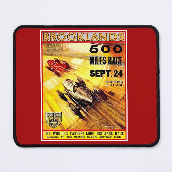 Item preview, Brooklands Vintage 1935 United Kingdom Automobile  Racing Advertising Print designed and sold by posterbobs.