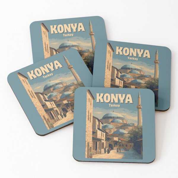Item preview, A Vintage Travel Art of Konya - Turkey  designed and sold by GoodOldVintage.