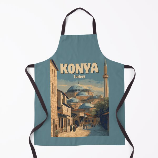 Item preview, A Vintage Travel Art of Konya - Turkey  designed and sold by GoodOldVintage.