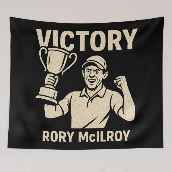 Item preview, Rory McIlroy: Victory Golf Art designed and sold by zzz888.