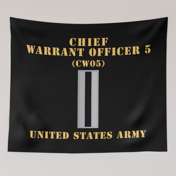 Artikelvorschau, Armee - Chief Warrant Officer 5 - CW05 - Flach - X 300 entworfen und verkauft von Military Insignia Products.